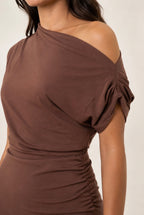 LEWIS DRESS - MOCHA