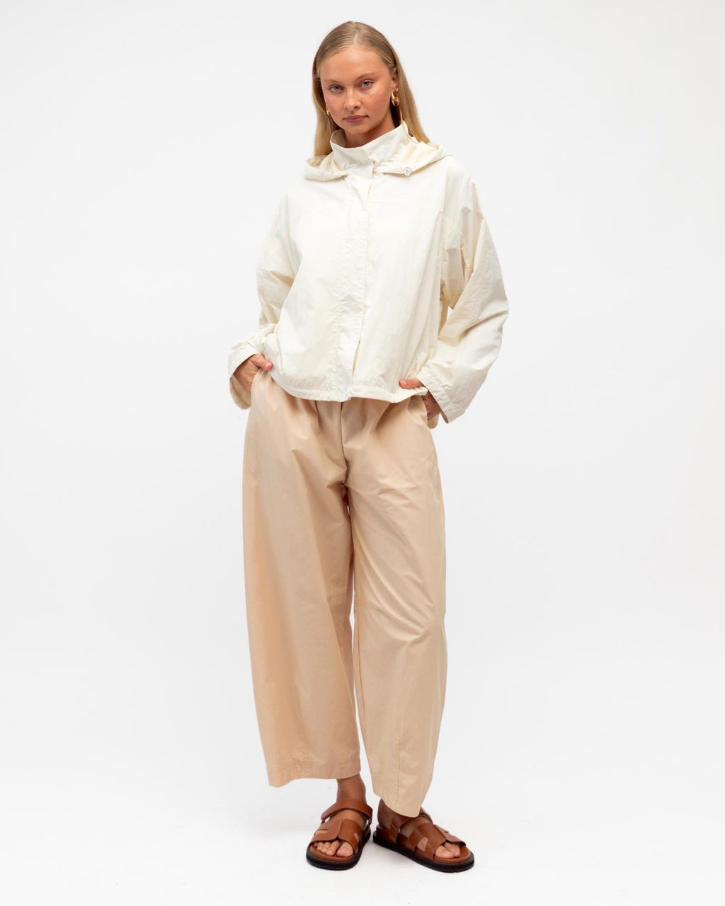 DANIEL WINDBREAKER JACKET - CREAM