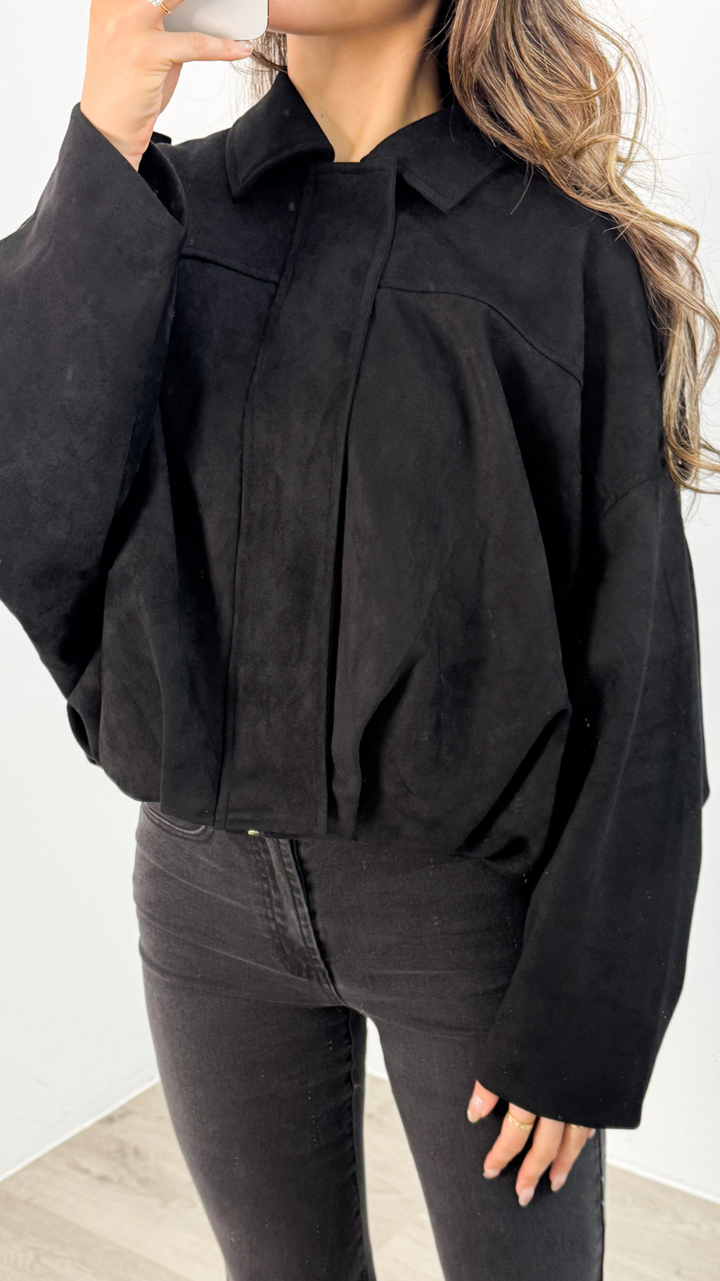 TYLER BOMBER JACKET - BLACK