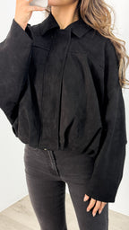 TYLER BOMBER JACKET - BLACK