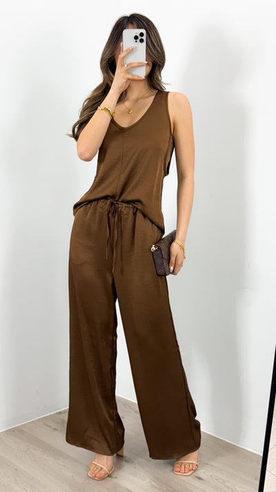 ZANA TOP - BROWN