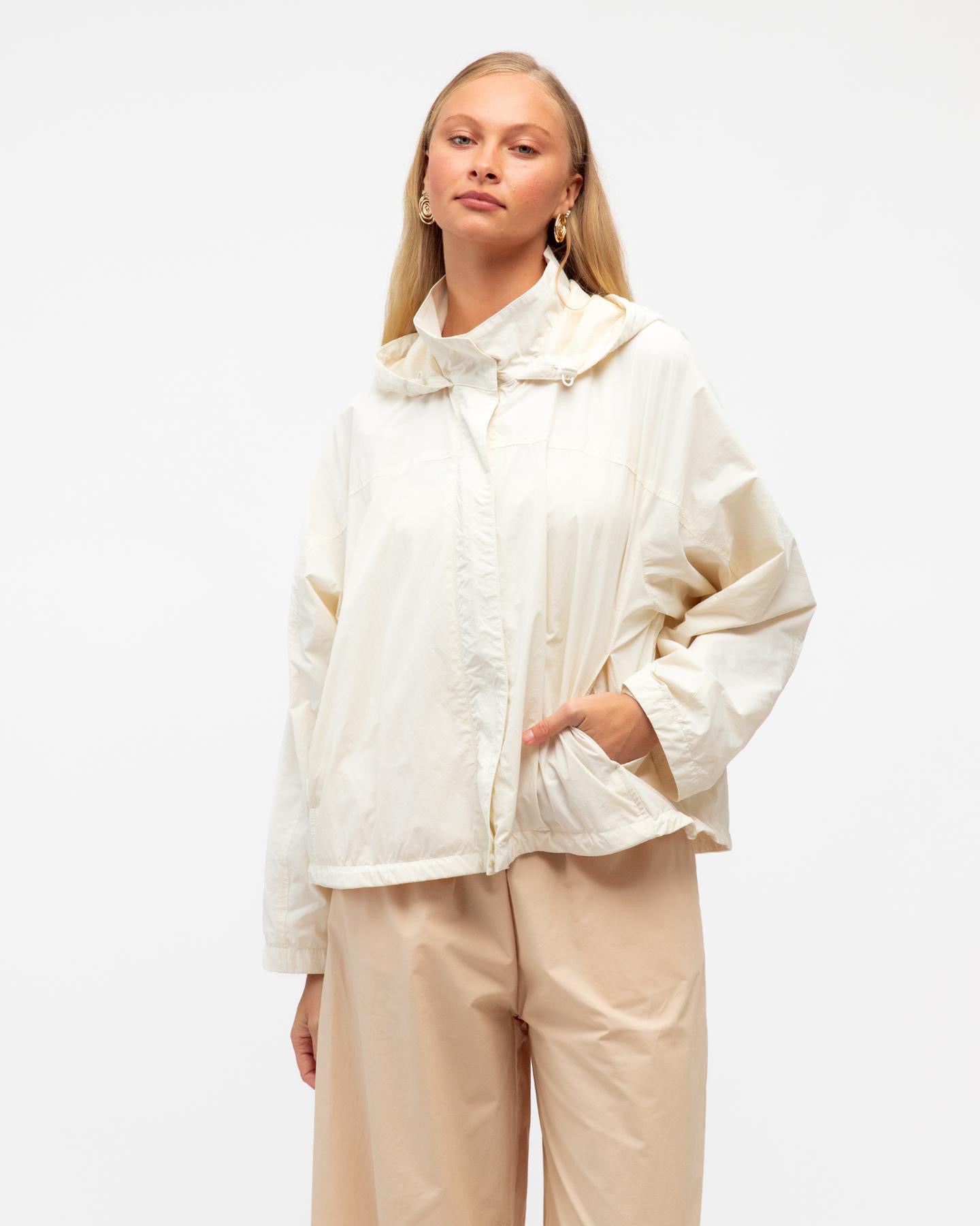 DANIEL WINDBREAKER JACKET - CREAM