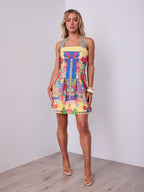 EL TROPICO MINI DRESS - MULTI