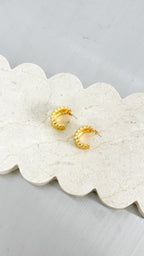 INDIRA 18K GOLD PLATED EARRINGS - GOLD