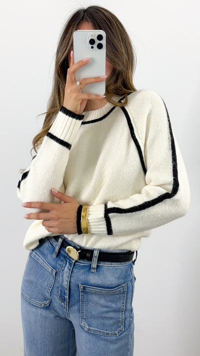 NAOMI KNIT - OFF WHITE
