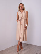 SORELLE DRESS - BEIGE