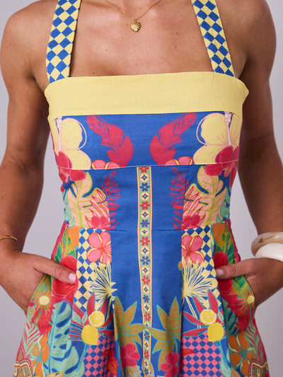 EL TROPICO MINI DRESS - MULTI