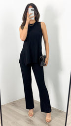 HYATT KNIT SET - BLACK