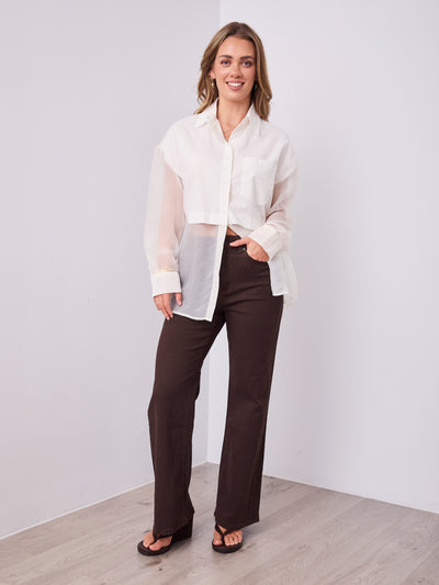 NARA SHIRT -  OFF WHITE