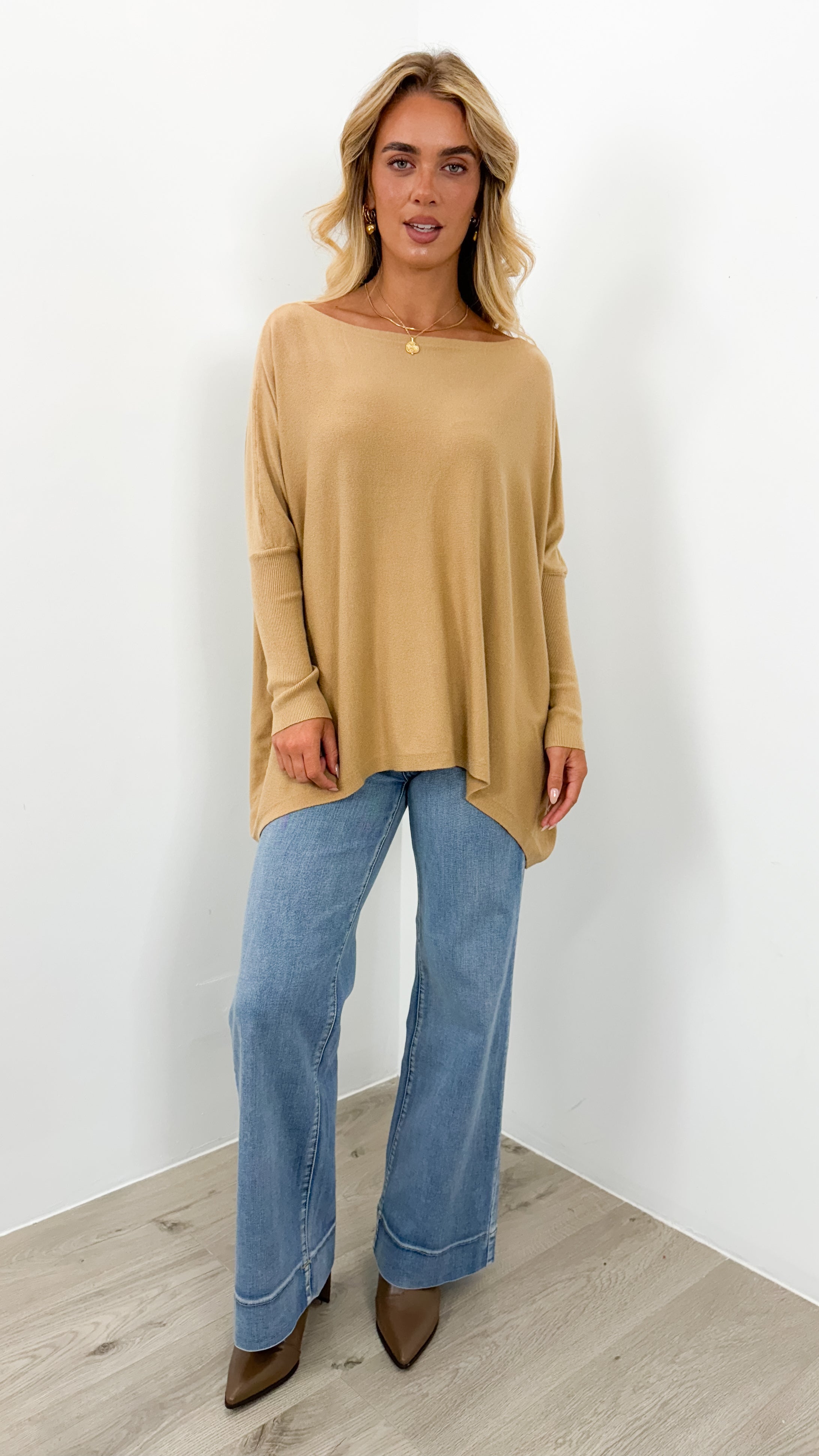 TESSA KNIT - CAMEL
