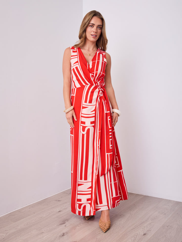 REBECCA MAXI DRESS - RED