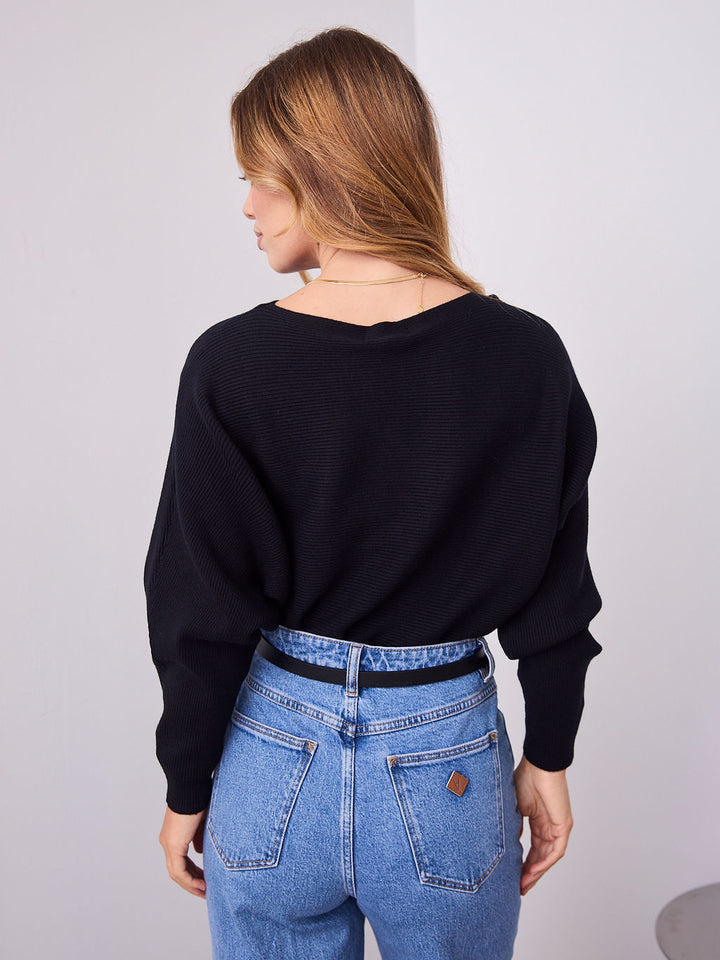 MONA KNIT  - BLACK
