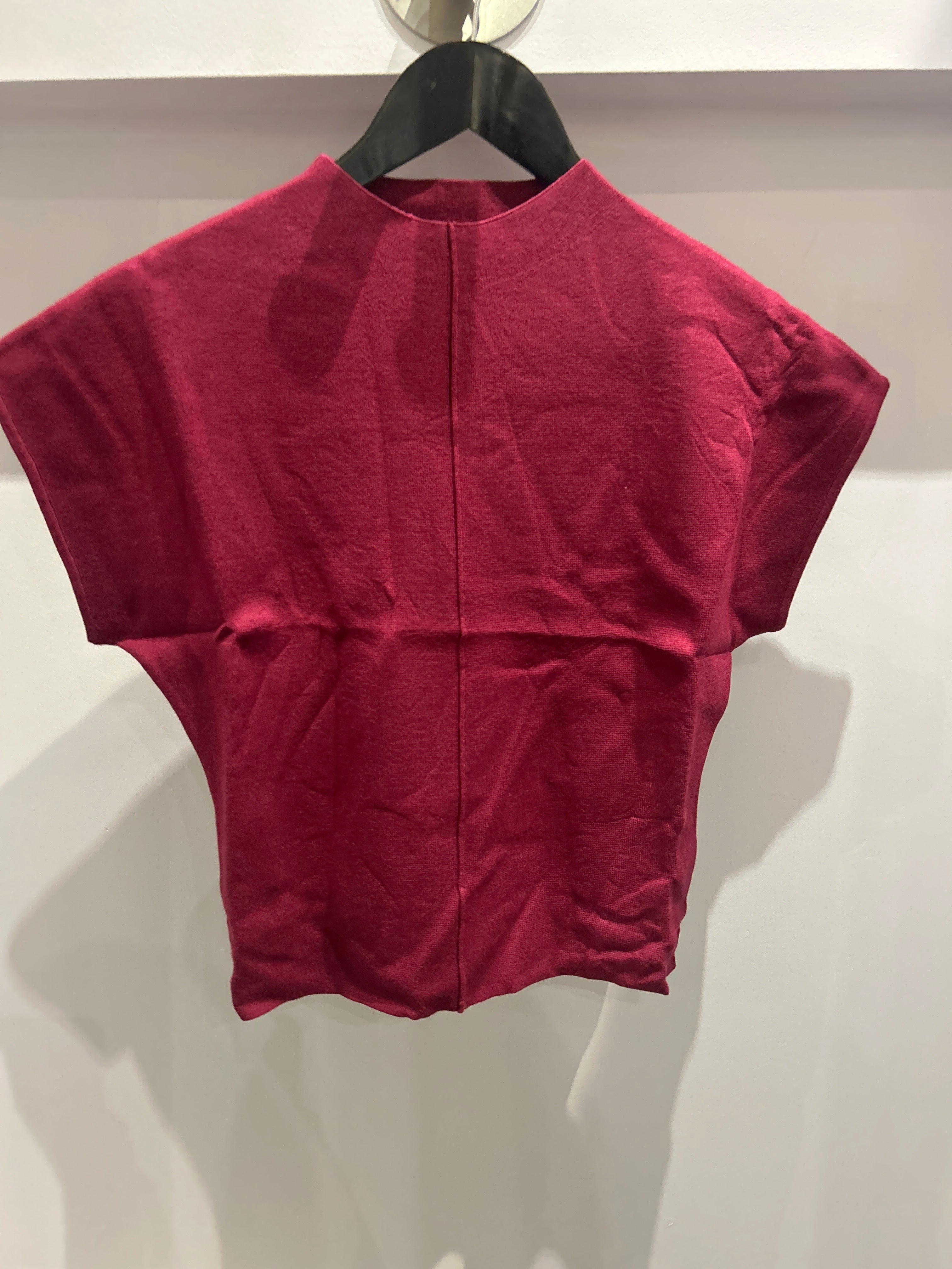 ROWE KNIT TOP - MULBERRY