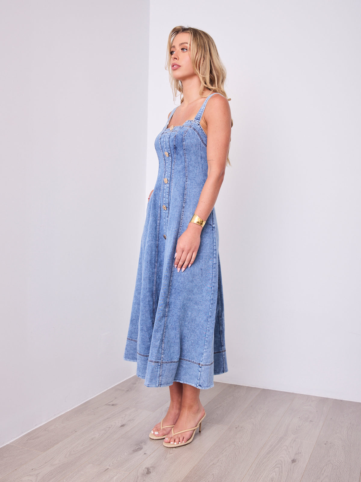 MAVEN DRESS - DENIM
