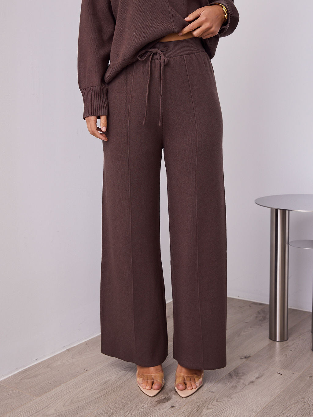 DELTA KNIT PANT - ESPRESSO