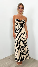 RAMONA DRESS - BEIGE