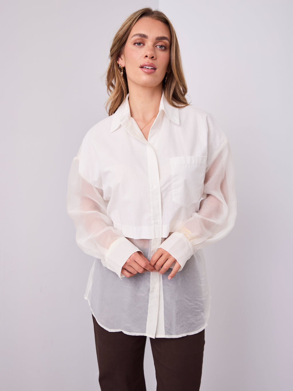 NARA SHIRT -  OFF WHITE