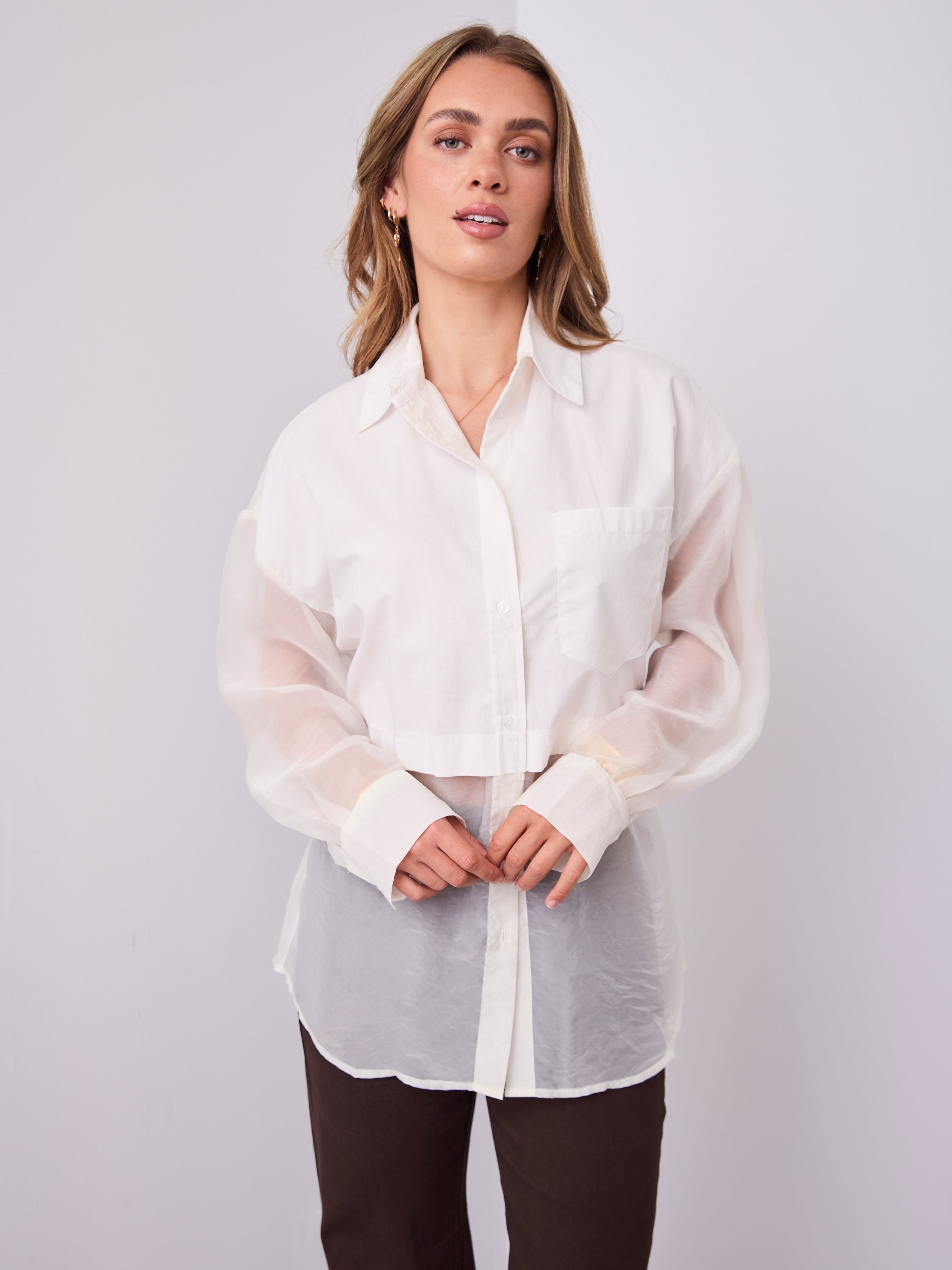 NARA SHIRT -  OFF WHITE