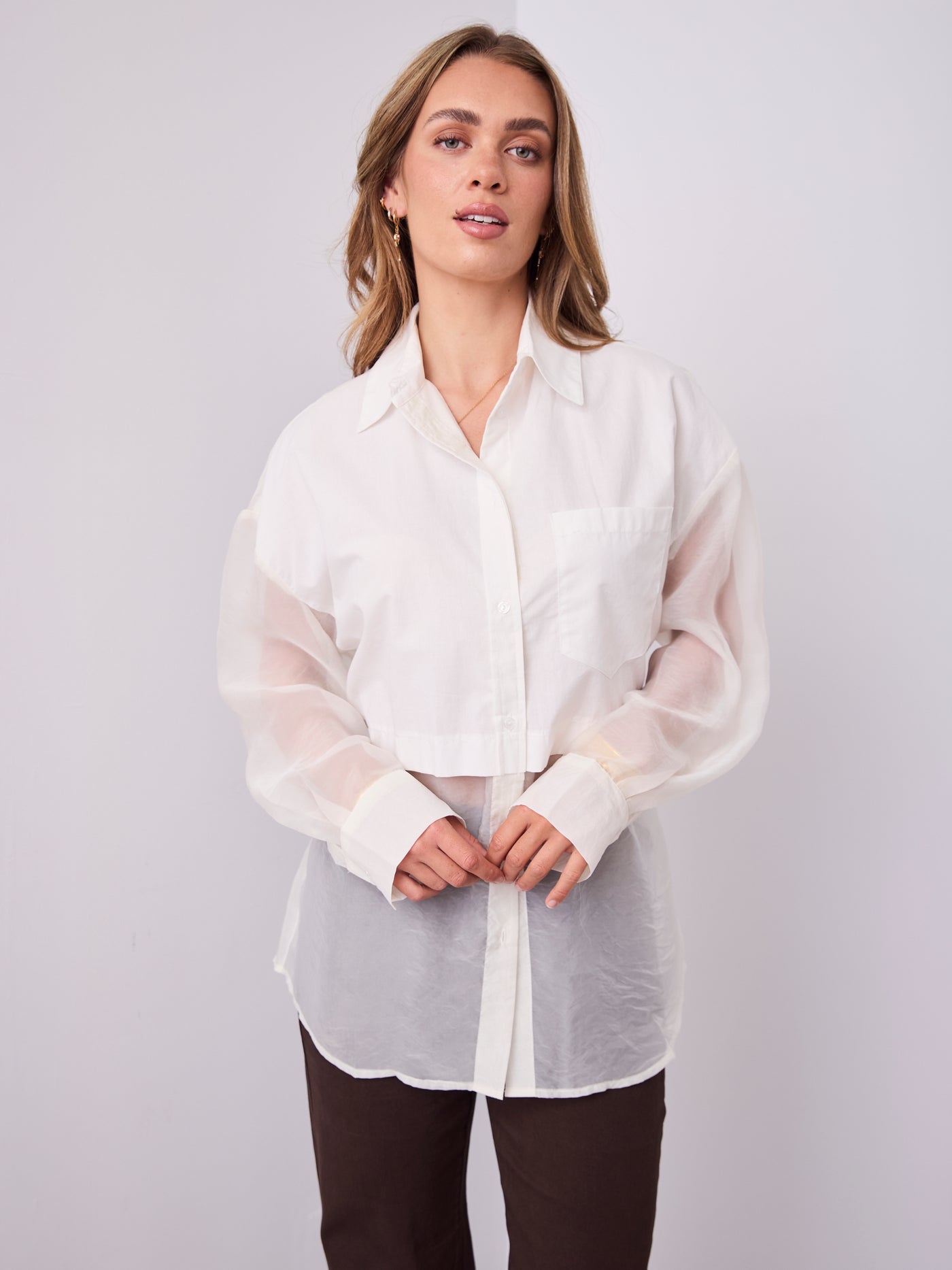 NARA SHIRT -  OFF WHITE