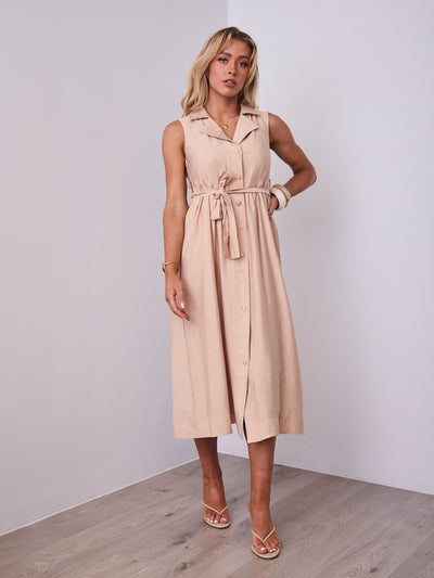 SORELLE DRESS - BEIGE