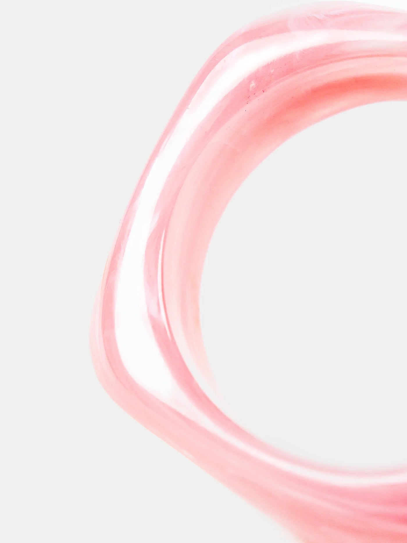 ANGULAR CUFF BANGLE - PINK
