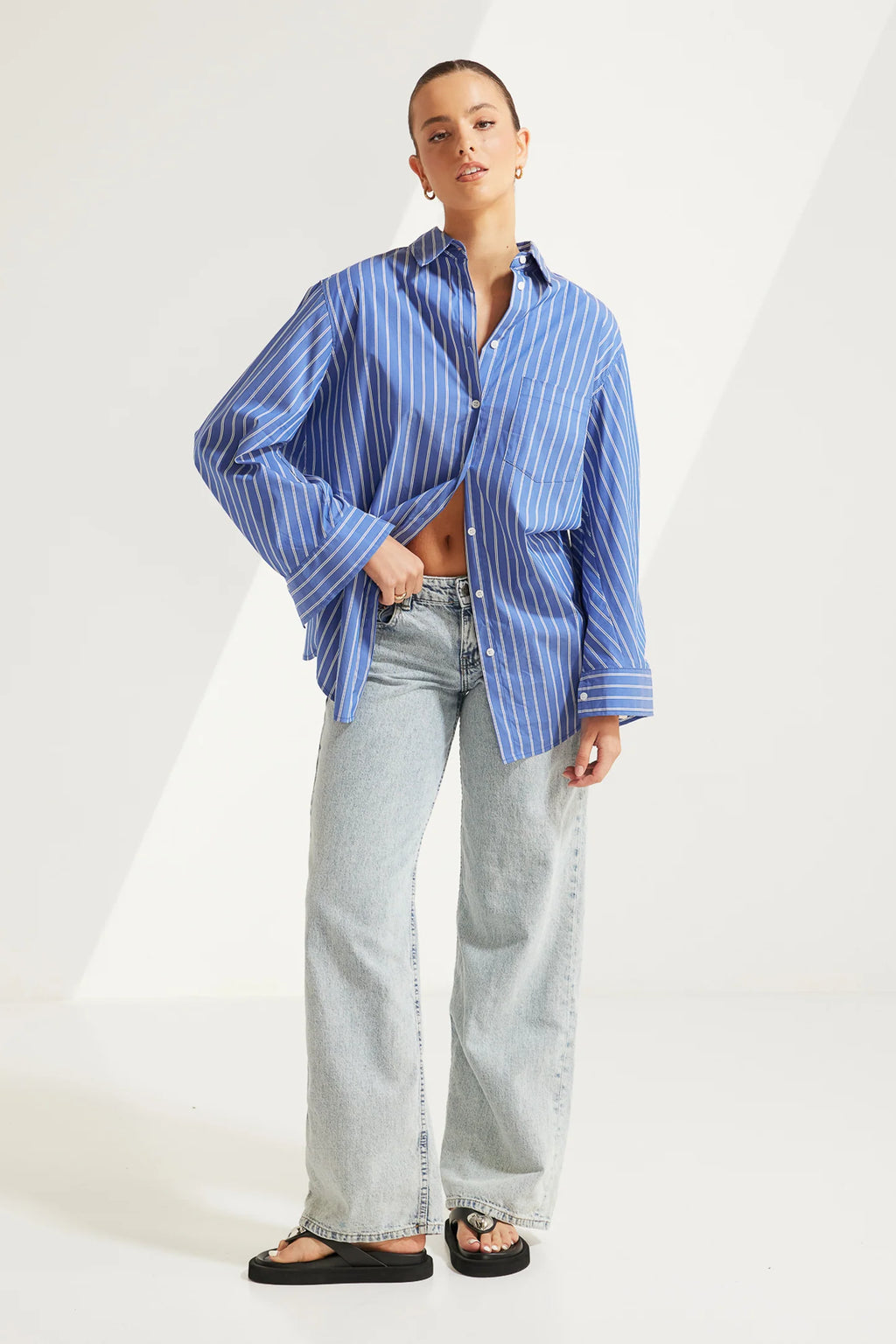 JOHNNY SHIRT - BLUE STRIPE
