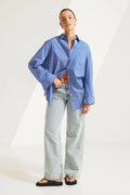 JOHNNY SHIRT - BLUE STRIPE