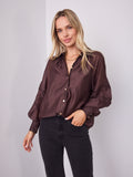 AMORE BLOUSE - CHOCOLATE