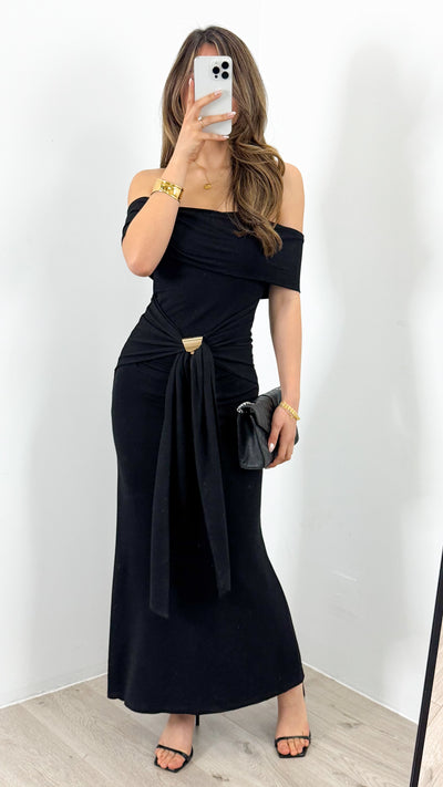 CHANTELLE DRESS - BLACK