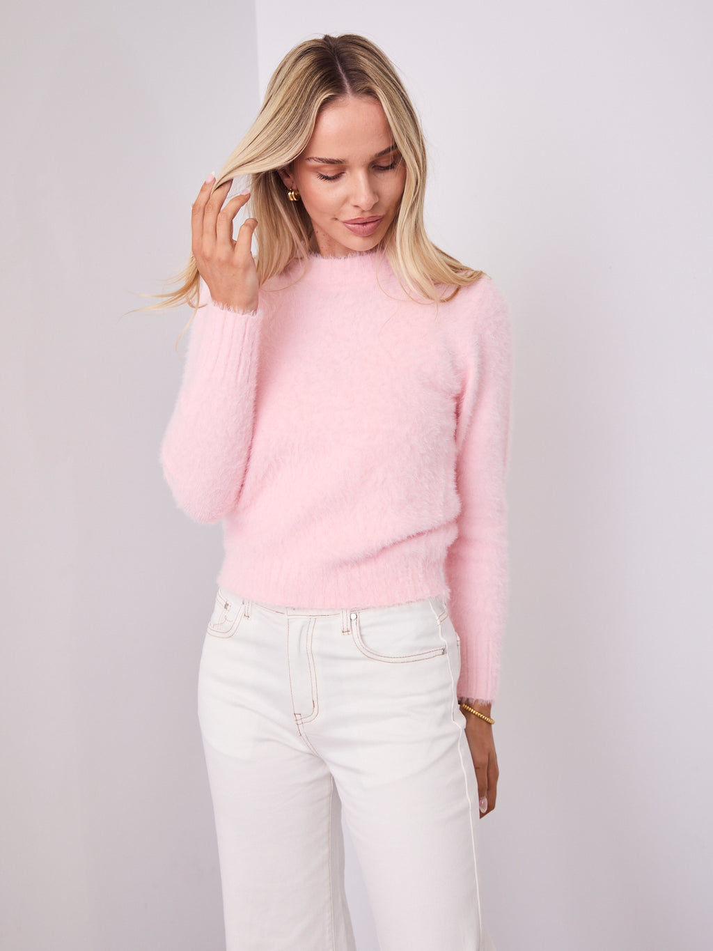 DOMINIQUE KNIT - SOFT PINK