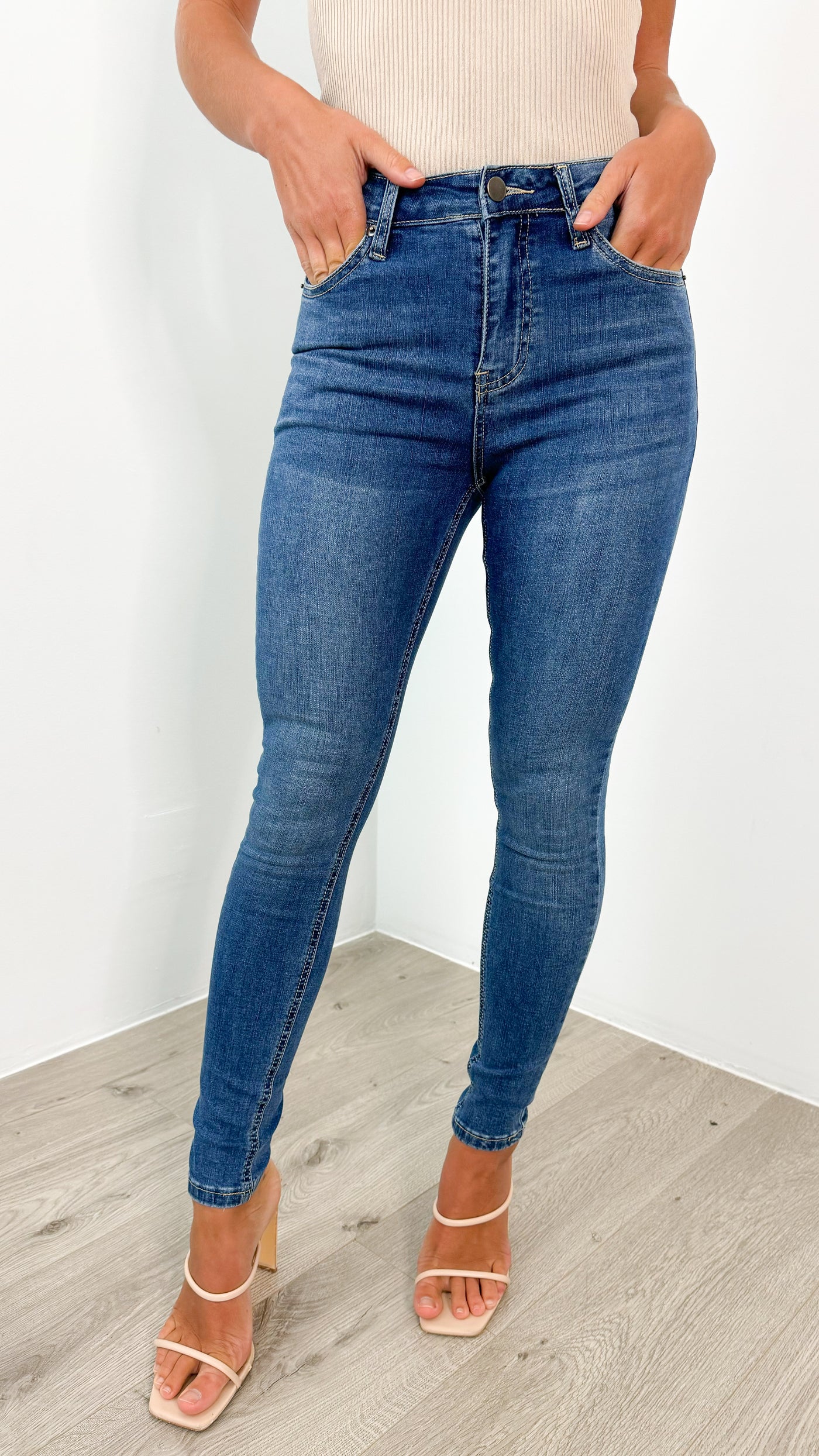 BAXTER SKINNY STRETCH JEAN - DENIM