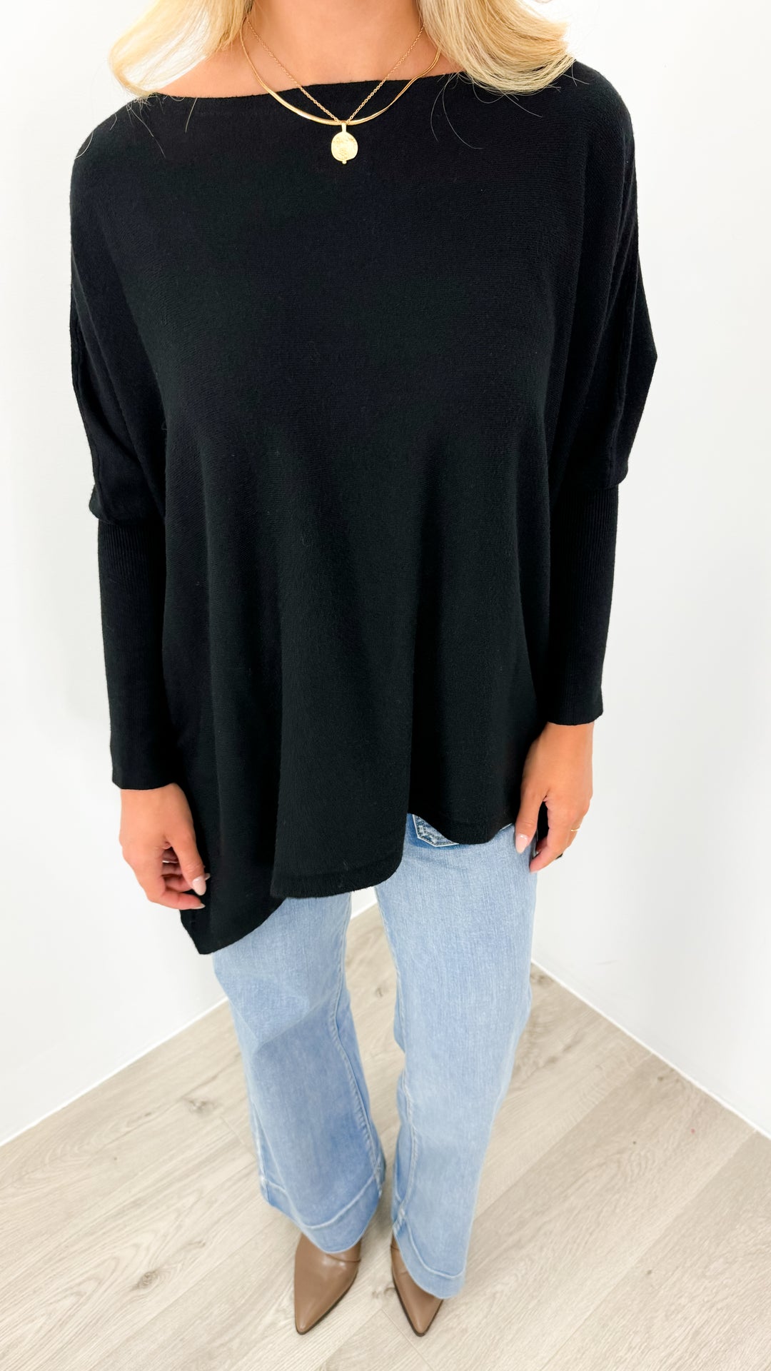 TESSA KNIT - BLACK
