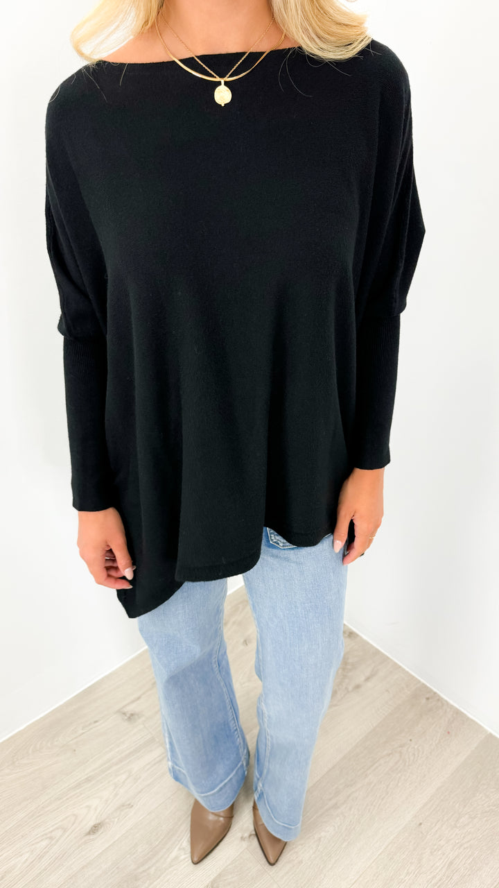 TESSA KNIT - BLACK