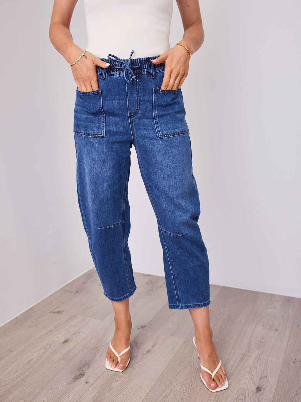 JASON BARREL JOGGERS - DARK DENIM