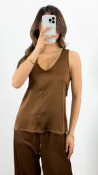 ZANA TOP - BROWN