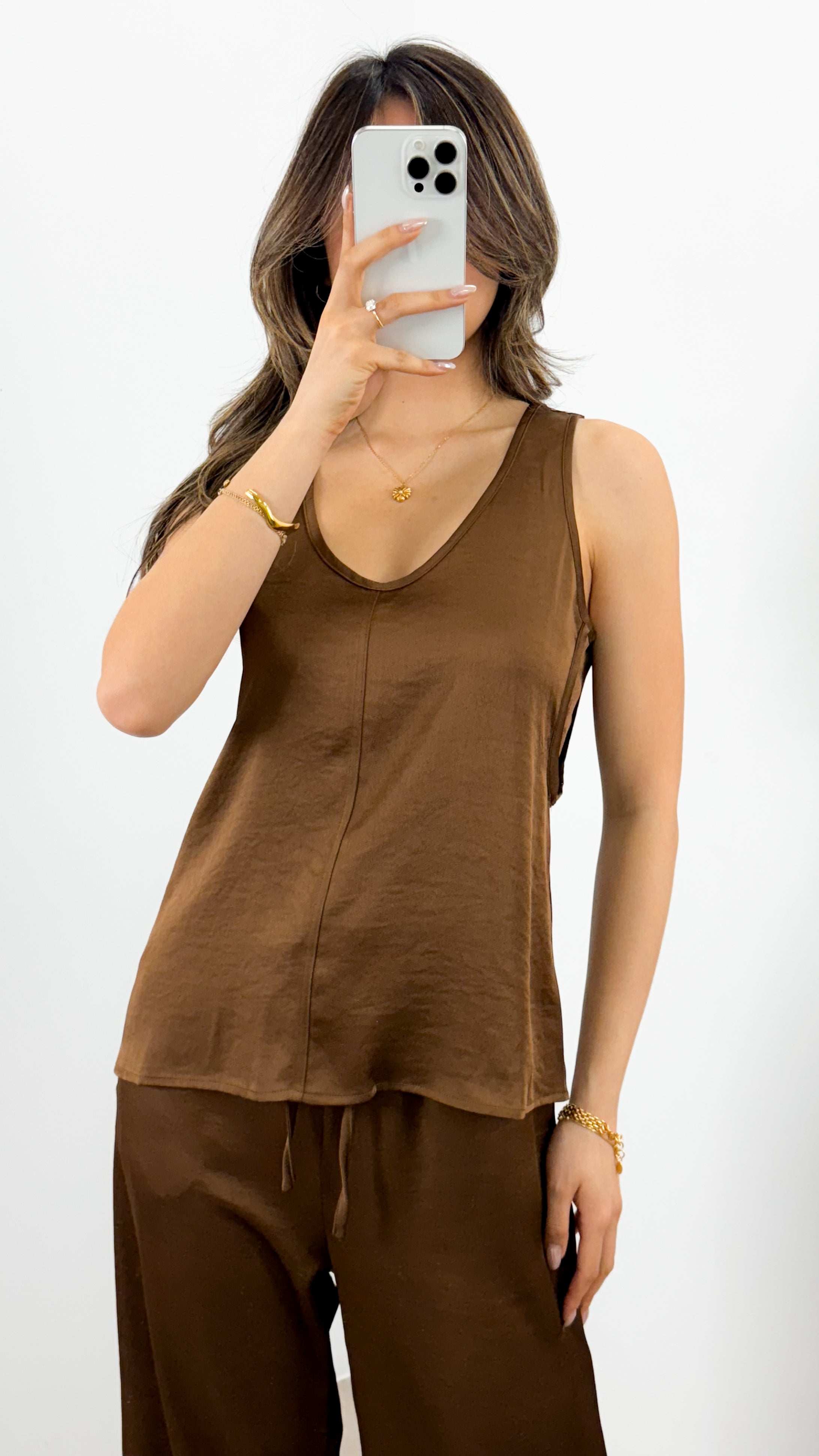 ZANA TOP - BROWN