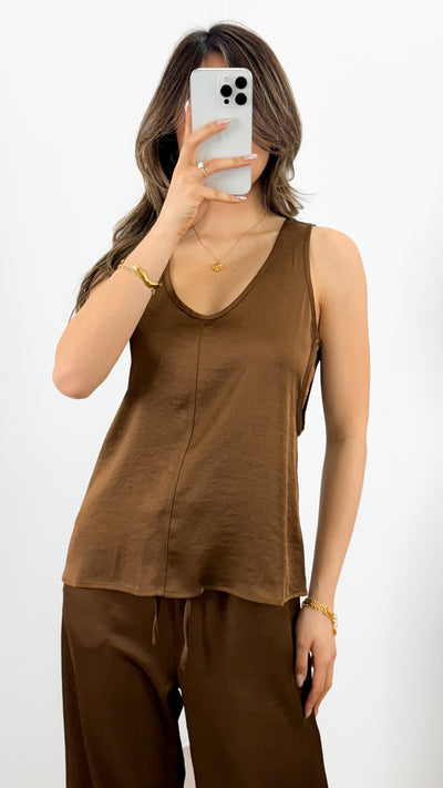 ZANA TOP - BROWN