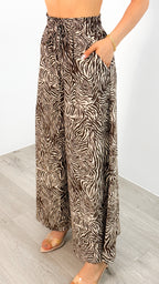ZURI PANT - ZEBRA PRINT