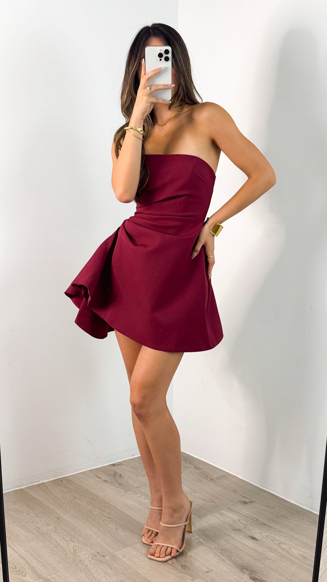 KASIA DRESS - WINE
