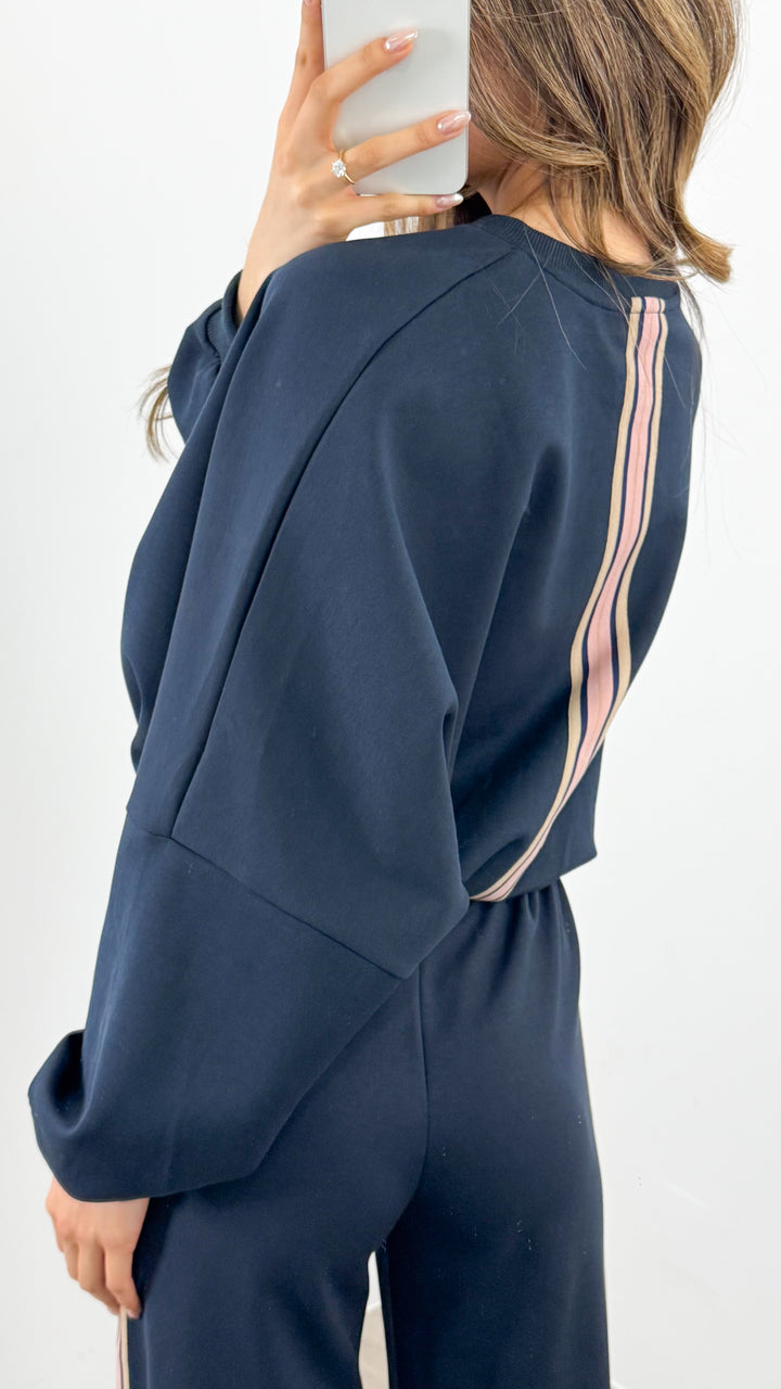 DANTE SWEAT TOP - NAVY