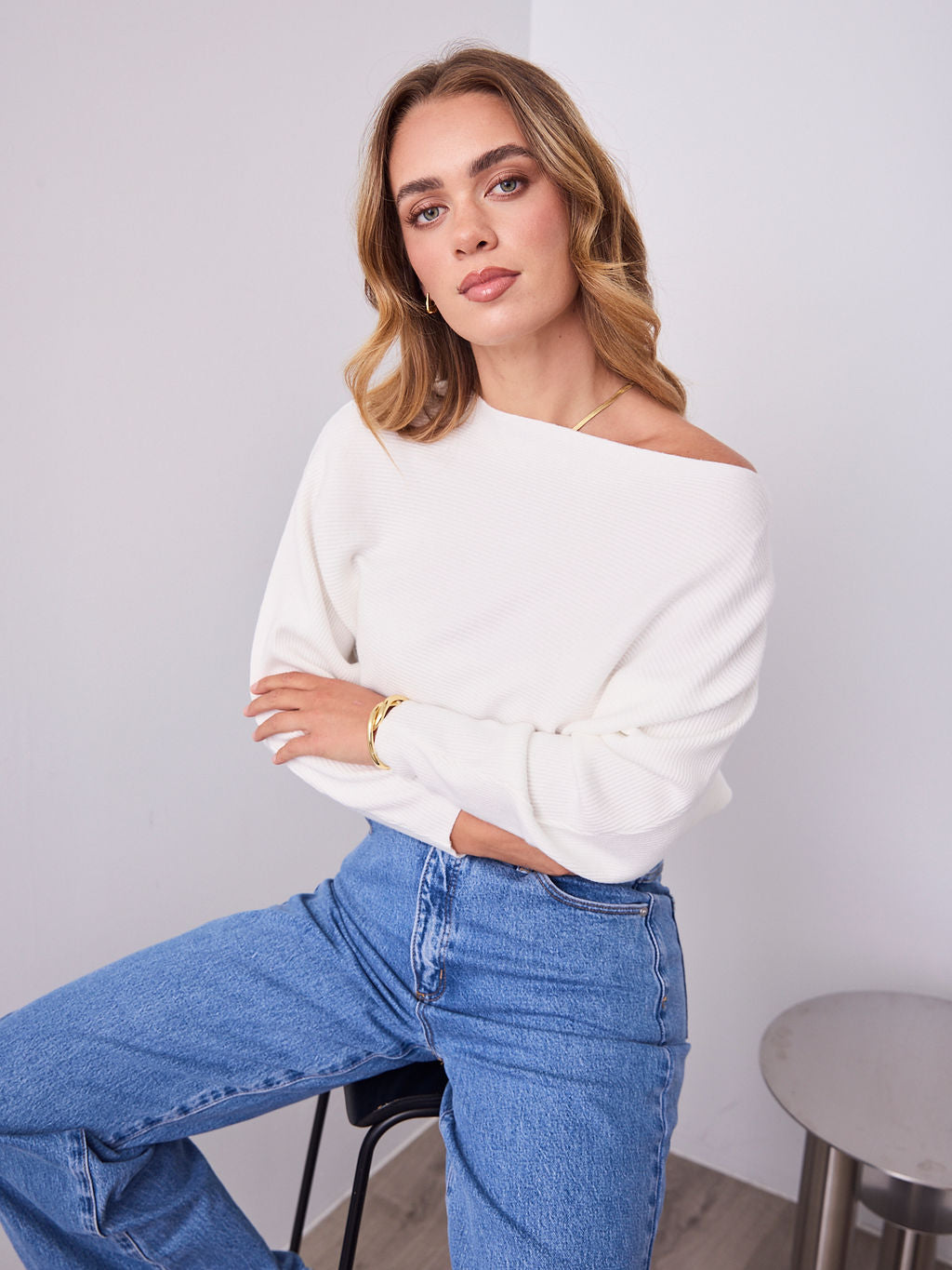MONA KNIT - WHITE