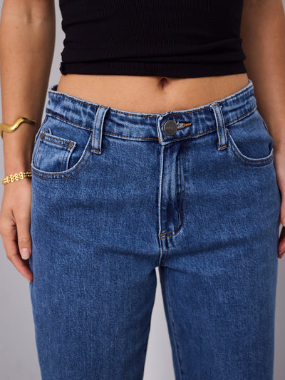 ROGERS RELAXED WIDE LEG JEAN - DARK DENIM