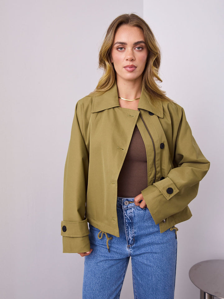 BALVIN JACKET - OLIVE GREEN