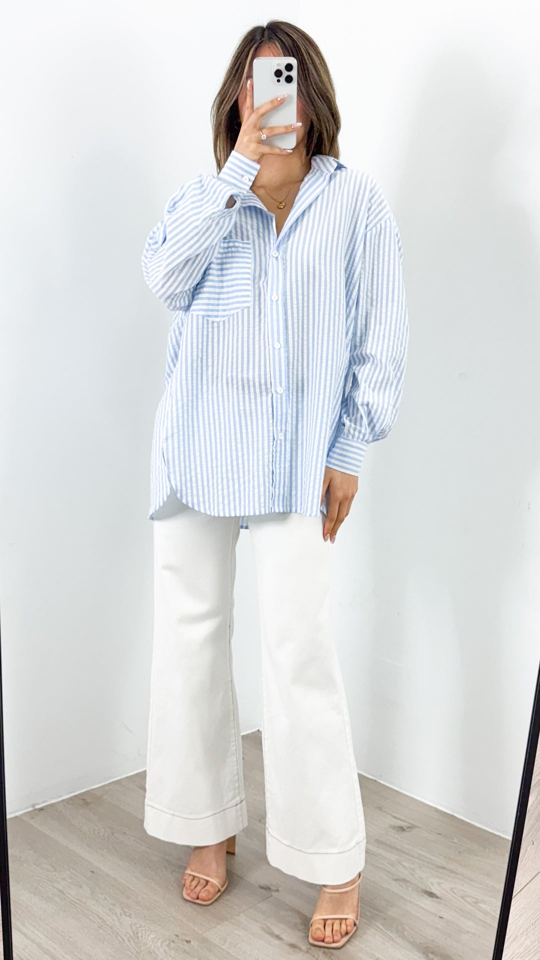 THURSDAY STRIPE SHIRT - BLUE