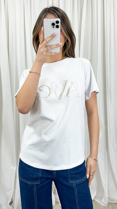 AVE TEE - WHITE