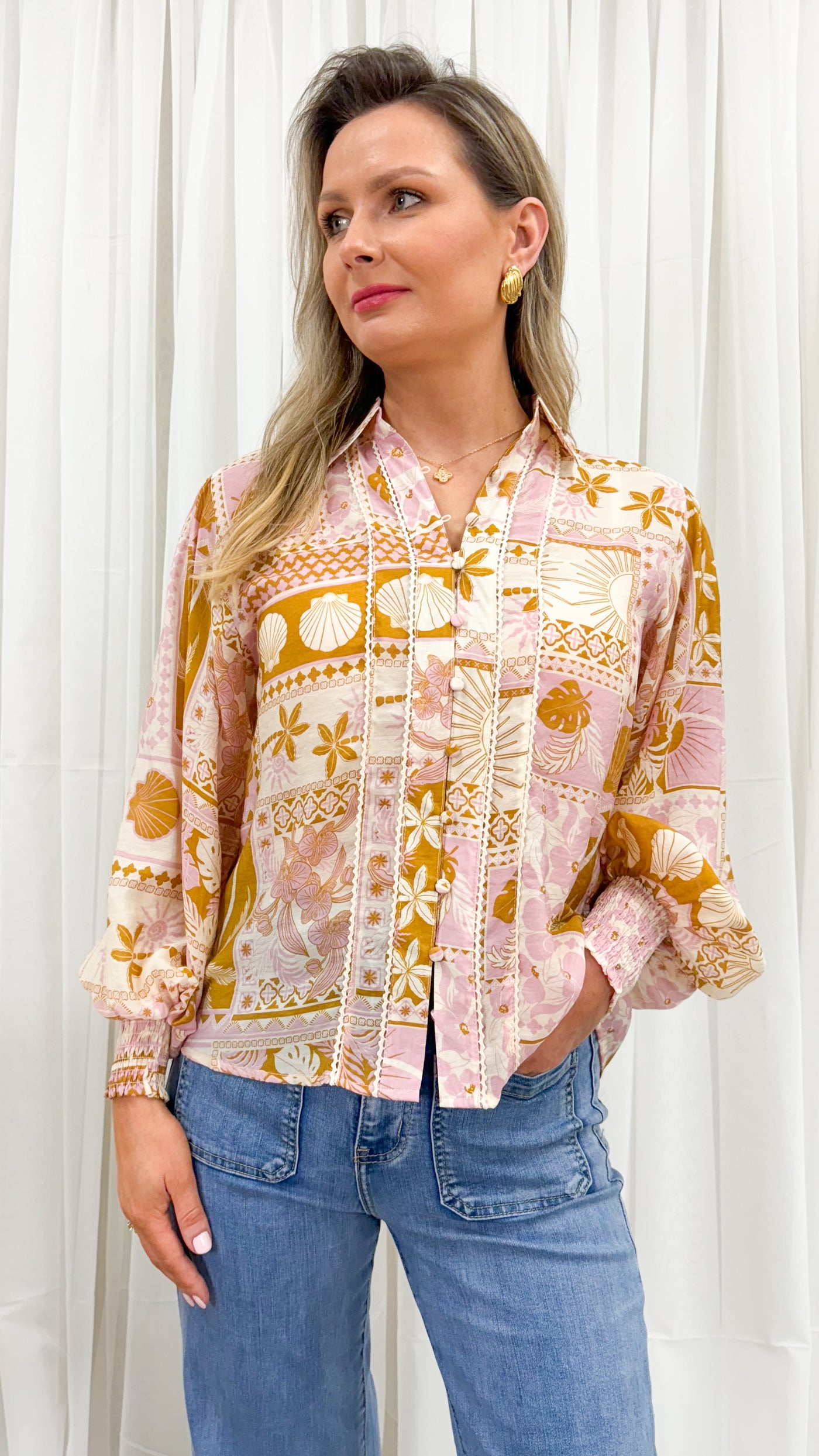 EMME BLOUSE - PINK