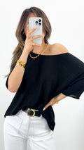 GIANNA TOP - BLACK