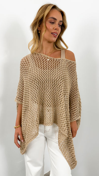 BENITA TOP - GOLD