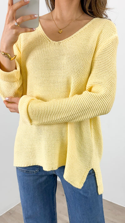 TIANA KNIT - YELLOW