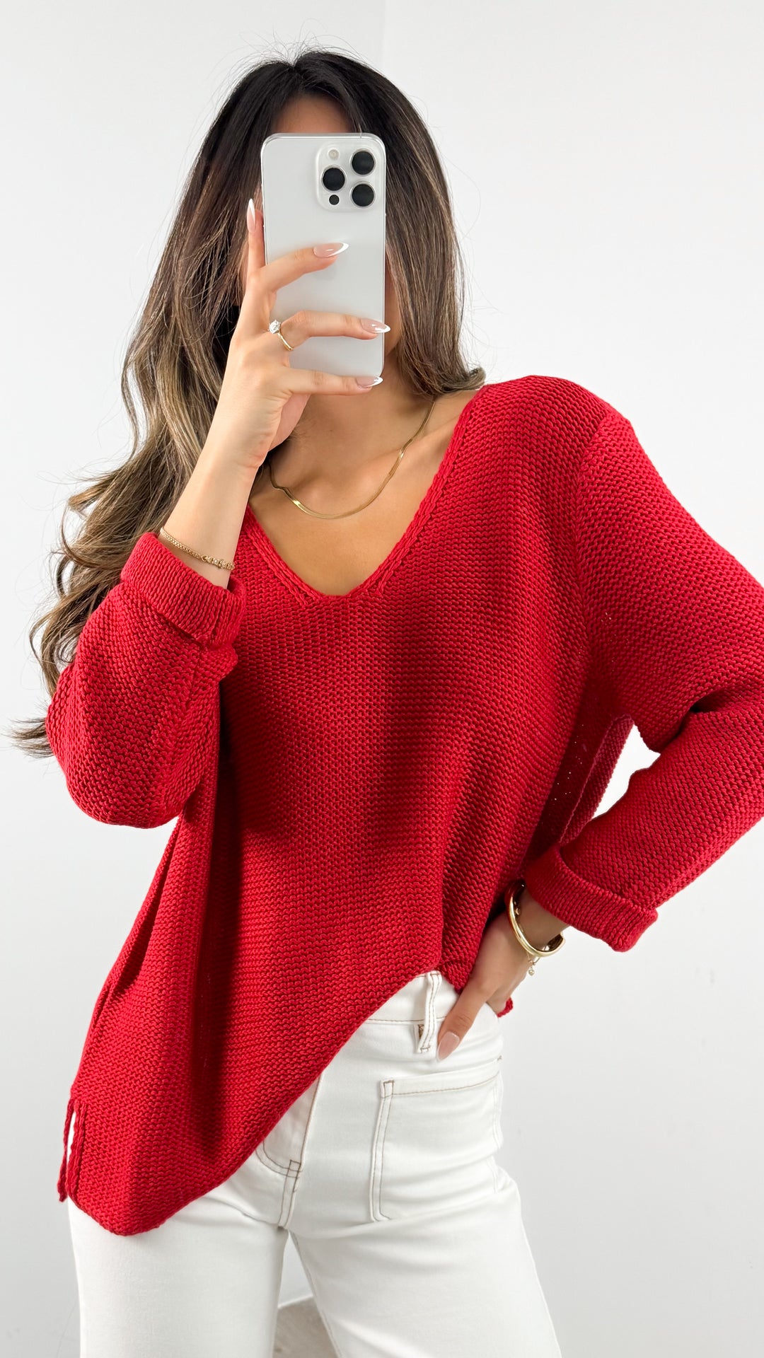 TIANA KNIT - RED